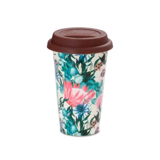 DeLonghi  taza térmica de cerámica y tapa de silicona Multicolor 300 ml  DLSC065