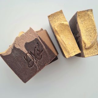 Jabón corporal exfoliante de café y cacao