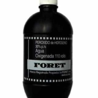 Agua oxigenada foret 30% 110 vols 500 ml – Para las heridas