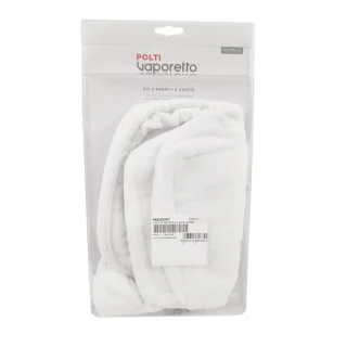 Conjunto 2 paños microfibra y 2 fundas ajustables vaporeta Polti SV220 PAEU0307