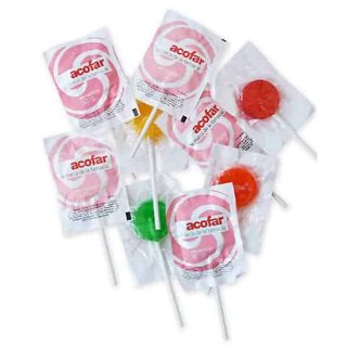 Acofar piruletas sin azucar 100 uds.