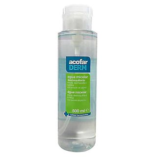 Acofarderm agua micelar 500 ml.