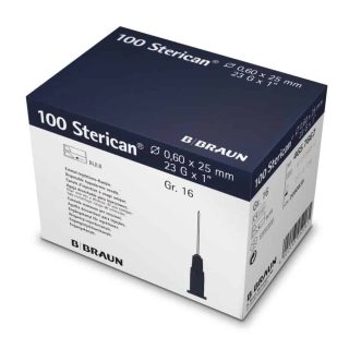 Sterican 0.6 X 25 23 Gramos 100 Agujas – Para Inyección