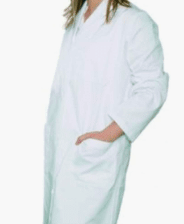 Bata Sanitaria Mujer Manga Larga Ox Talla M – Equipamiento Médico