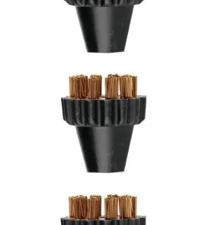 Kit 3 cepillos laton vaporeta Polti Pro 95 Turbo Flexi PAEU0297