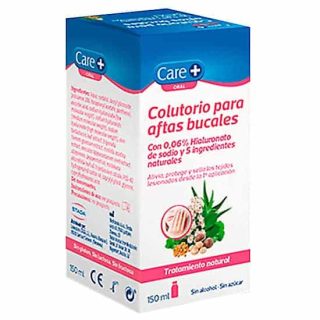 Care+ colutorio para aftas bucales 150ml