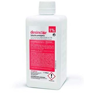 Clorhexidina sol.1% 500ml desinclor rosa