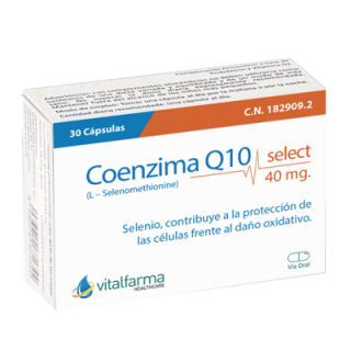 Coenzima q10 40 mg 30 caps. Vitalfarma