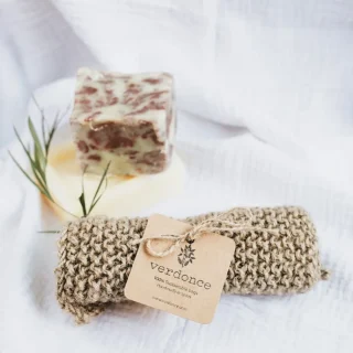 Estropajo sostenible de yute