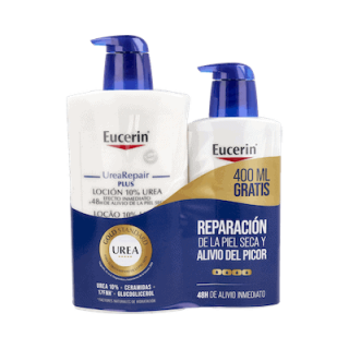 Eucerin family pack loc urea enriq 1l+40