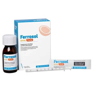 Ferrosol Gotas Forte 30ml Sol+2,5g Polvo – Suplemento de Hierro