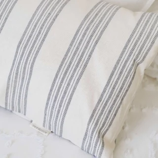 Funda cojín de algodón reciclado