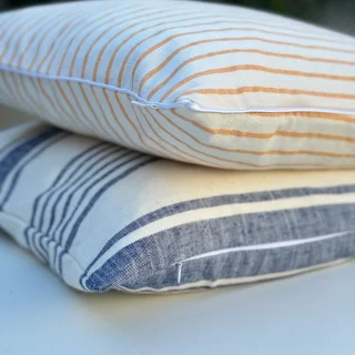 Funda de Cojín CAPRI 50x50 con ribete blanco