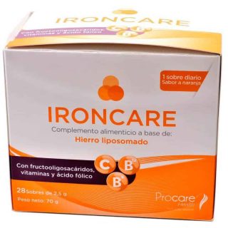 Ironcare 28 sobres 2,5 gramos