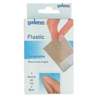 Tiras galeno adhes. Plastico 100×6