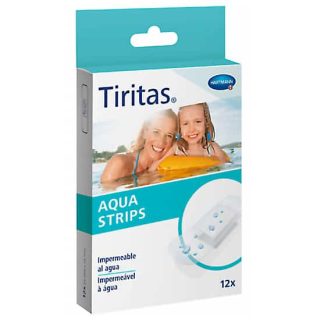 Tiritas aqua strips 25 x 72 cm 12 uds