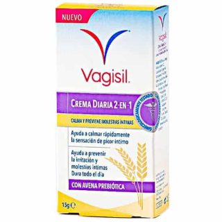 Vagisil crema diaria 2 en 1 15 gr