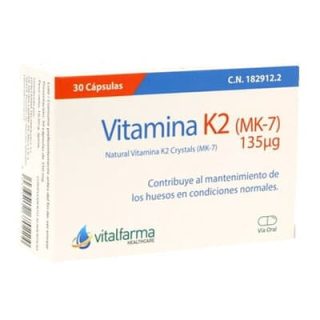 Vitamina k2 (mk7) 30 capsulas vitalfarma