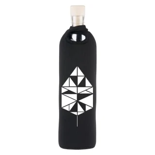 Botella Flaska con funda de Neopreno Tangram