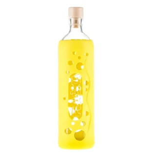 Botella Flaska con funda de Silicona Rayo de Luz