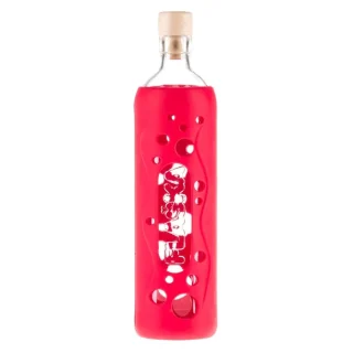 Botella Flaska con funda de Silicona Hibiscus
