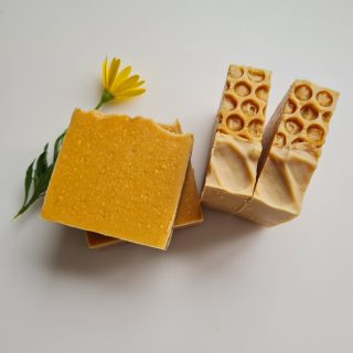 Jabón corporal de miel y jalea real para pieles sensibles