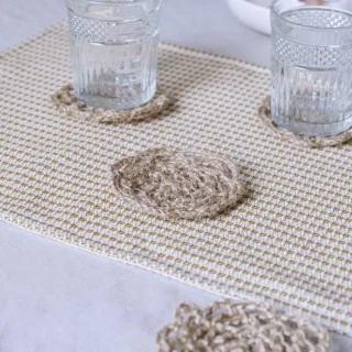 Posavaso de yute (Pack de 4)