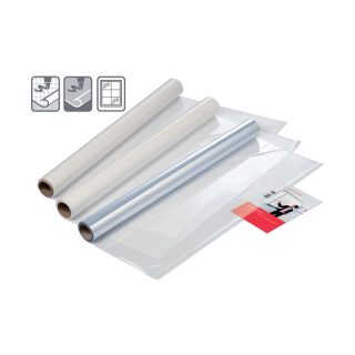 Lámina reposicionable, para rotulador, con aplicación electrostática