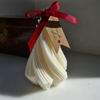 Abeto navideño de cera