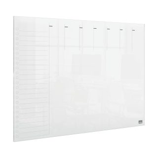 Planificador semanal acrílico para escribir, escritorio o pared