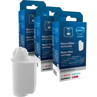 Pack de 3 iltros de agua cafetera automática Siemens, Neff 17000706