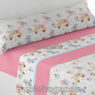 Juego de sábanas pirineo Conejos