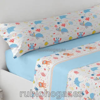 Juego de sábanas pirineo Océanos