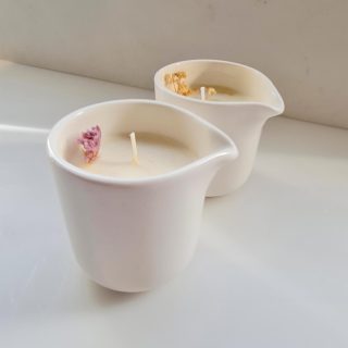 Velas de masaje de karite con aceites esenciales
